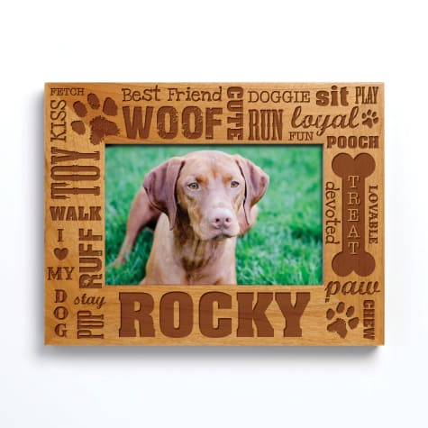 Custom Personalization Solutions Personalized Dog Words Frame