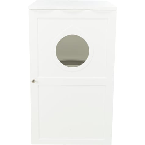 TRIXIE Wooden 2 Story Pet House In White