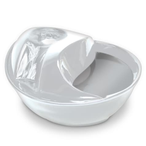 Pioneer Pet Raindrop Ceramic Fountain White for Cats