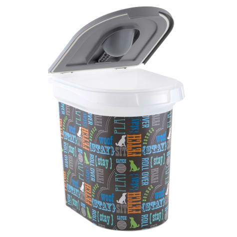 Paw Prints Food Bin Wordplay