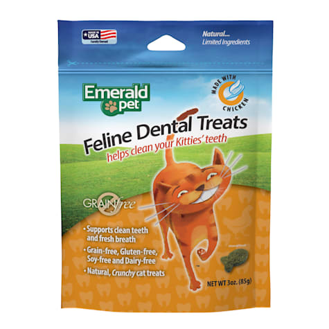 Emerald Pet Feline Dental Treat Chicken for Cats