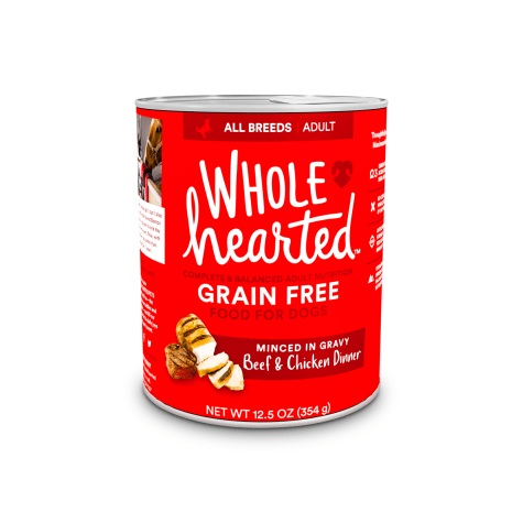 WholeHearted Grain-Free Adult Beef and Chicken Dinner Wet Dog Food