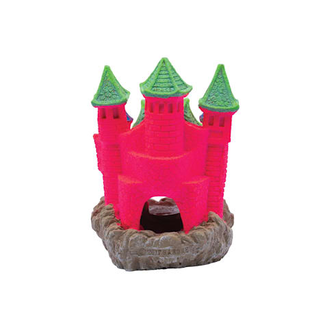 GloFish Castle Ornament Colorful Aquarium Decor