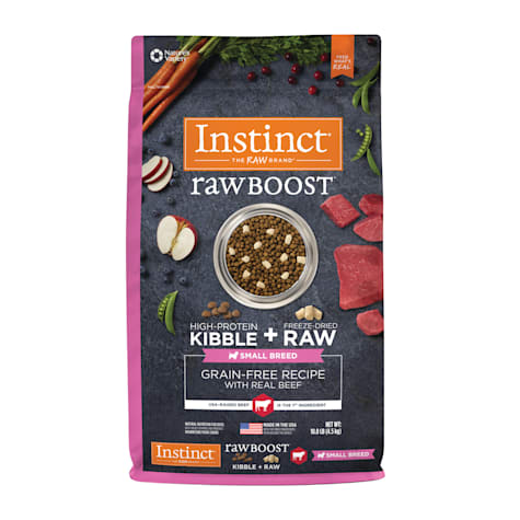 Instinct Raw Boost Small Breed Grain Free Recipe with Real Beef Natural Dry Dog Food