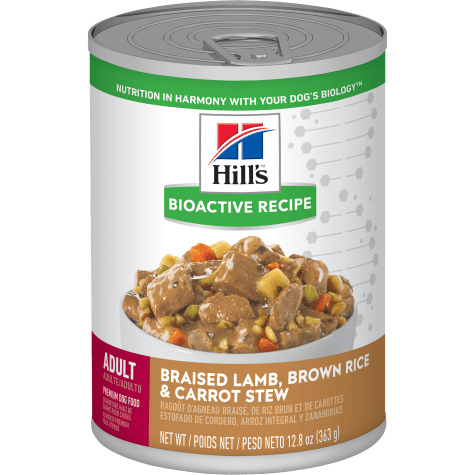 Hill S Bioactive Recipe Lamb Vegetables Adult Dog Wet Food Stew 12 8 Oz Case Of 12 Petco