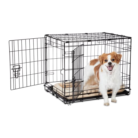 2 door folding dog crate