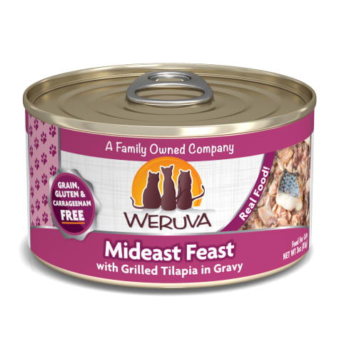 Weruva Classics Mideast Feast with Grilled Tilapia in Gravy Wet Cat Food