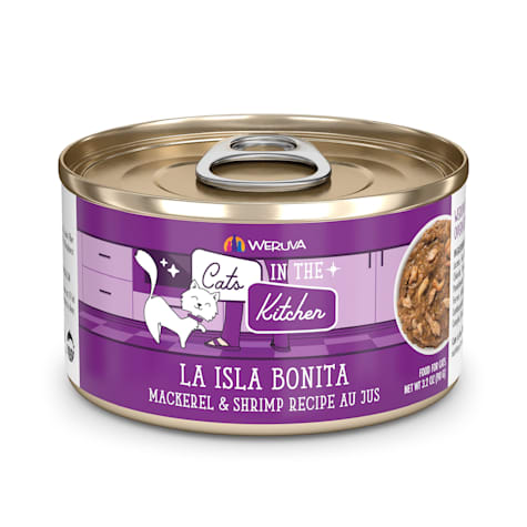Cats in the Kitchen Originals La Isla Bonita Mackerel and Shrimp Recipe Au Jus Wet Cat Food