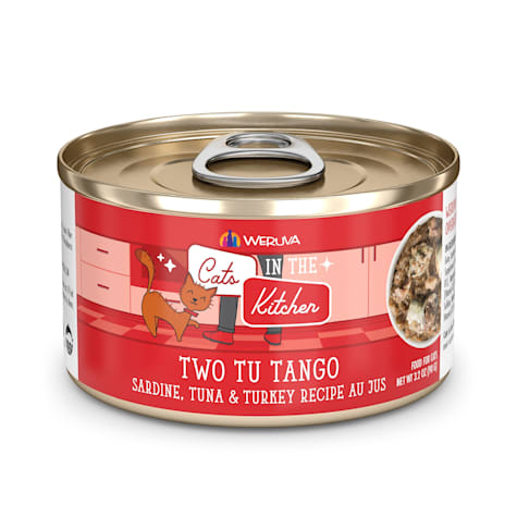 Cats in the Kitchen Originals Two Tu Tango Sardine, Tuna and Turkey Recipe Au Jus Wet Cat Food