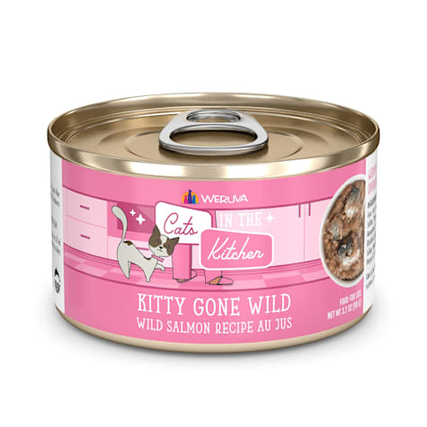 Cats in the Kitchen Originals Kitty Gone Wild Wild Salmon Recipe Au Jus Wet Cat Food