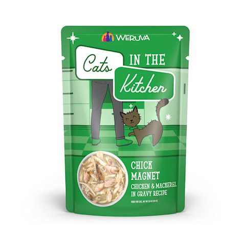 Cats in the Kitchen Originals Chick Magnet Chicken & Mackerel in Gravy Recipe Wet Cat Food