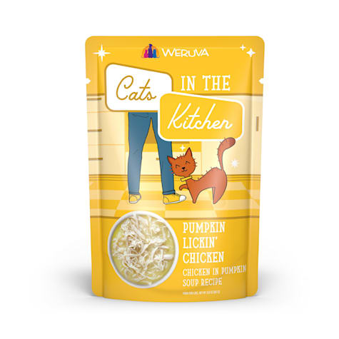 Cats in the Kitchen Originals Pumpkin Lickin' Chicken in Pumpkin Soup Recipe Wet Cat Food
