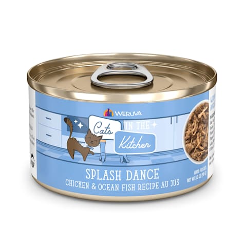 Cats in the Kitchen Originals Splash Dance Chicken and Ocean Fish Recipe Au Jus Wet Cat Food