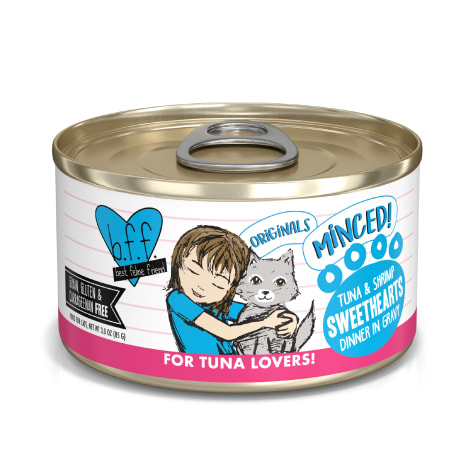 B.F.F. Originals Sweethearts Tuna & Shrimp Dinner in Gravy Wet Cat Food