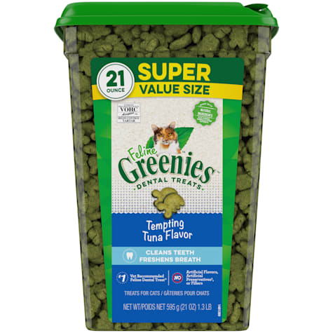 Greenies Natural Tempting Tuna Flavor Adult  Dental Cat Treats