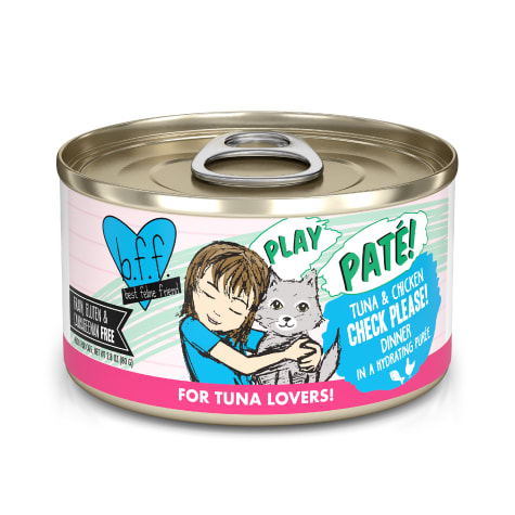 B.F.F. P.L.A.Y. Check Please! Tuna & Chicken Dinner in a Hydrating Puree Wet Cat Food