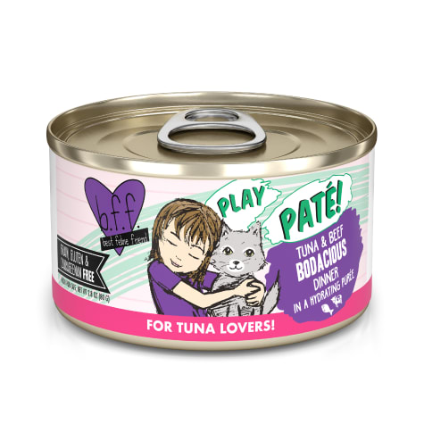 B.F.F. P.L.A.Y. Bodacious Tuna & Beef Dinner in a Hydrating Puree Wet Cat Food