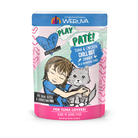 B.F.F. P.L.A.Y. Chill Out Tuna & Chicken Dinner in a Hydrating Puree Wet Cat Food