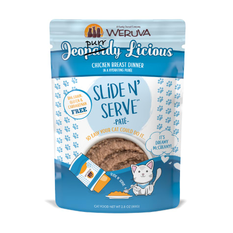 Weruva Pate Jeopurrdy Licious Chicken Breast Dinner in a Hydrating Puree Wet Cat Food