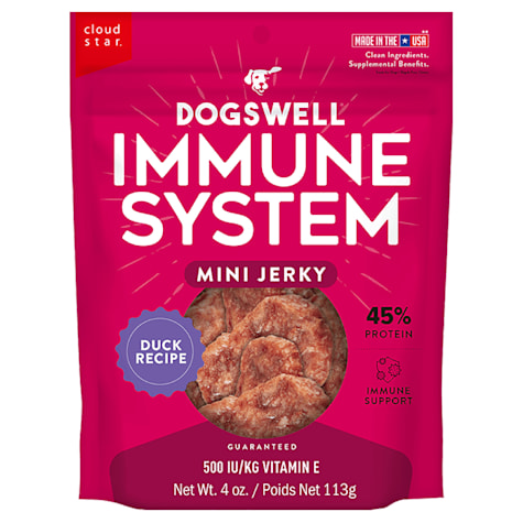 Dogswell Immune System Duck Mini Jerky Dog Treats