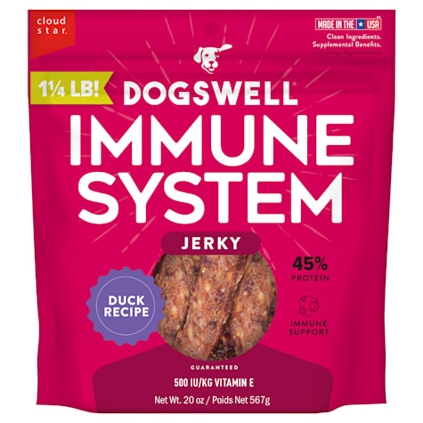 Dogswell Immune System Duck Jerky Dog Treats