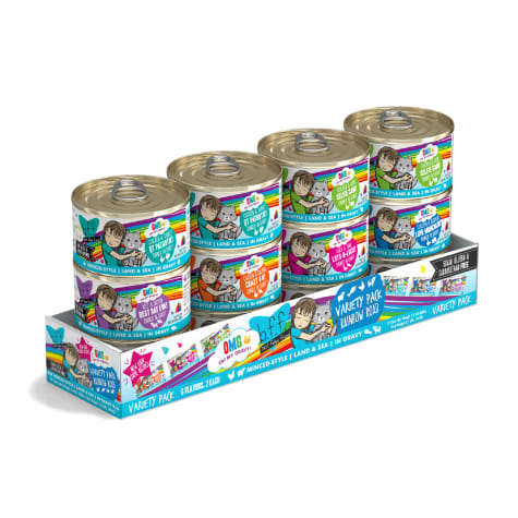 B.F.F. OMG Rainbow Road Variety Pack Wet Cat Food