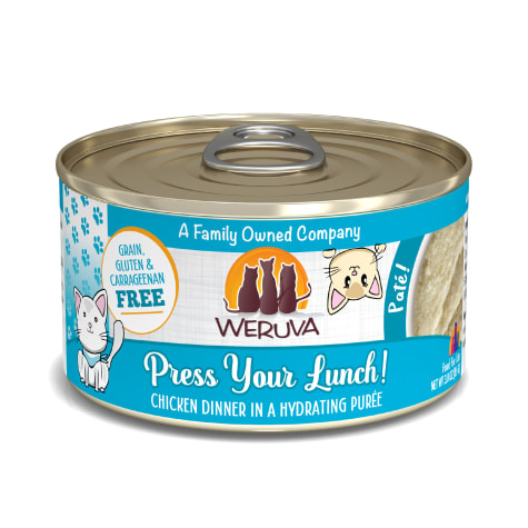 Weruva Pate Press Your Lunch! Chicken Dinner in a Hydrating Puree Wet Cat Food