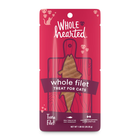 WholeHearted Protein-Rich Tuna Filet Cat Treat