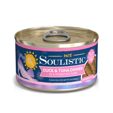 Soulistic Pate Duck & Tuna Dinner in a Hydrating Puree Wet Cat Food