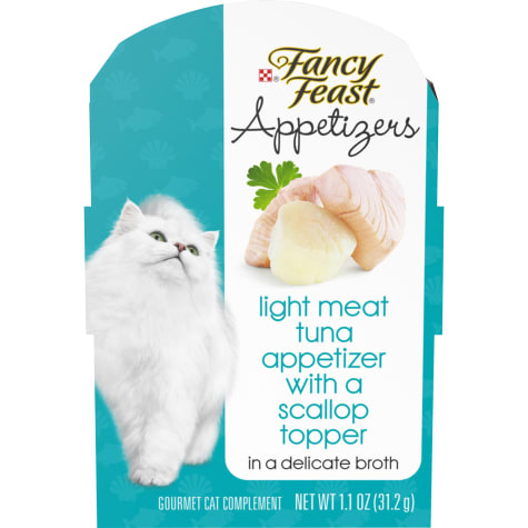 Fancy Feast Appetizers Light Meat Tuna With a Scallop Topper Wet Cat Food