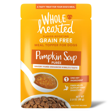 WholeHearted Pumpkin Soup Puree Dog Meal Topper