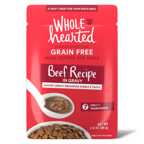 WholeHearted Beef Recipe in Gravy Dog Meal Topper