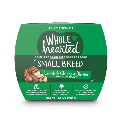 WholeHearted Grain Free Small Breed Lamb and Chicken Dinner Adult Wet Dog Food
