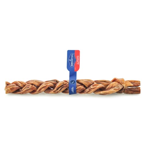Barkworthies Braided Beef Gullet Dog Chews