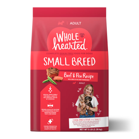 WholeHearted Grain Free Small-Breed Beef and Pea Recipe Adult Dry Dog Food