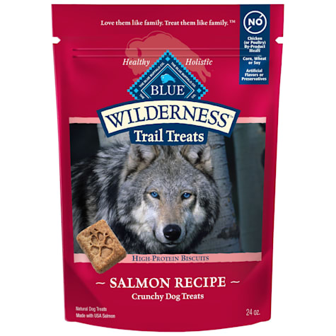 Blue Buffalo Blue Wilderness Trail Grain-Free, Salmon, Crunchy Dog Treats