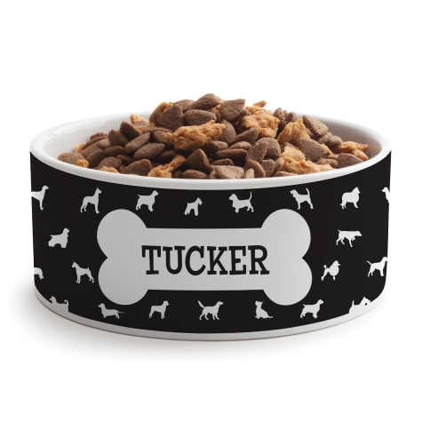 Custom Personalization Solutions Personalized Bone Dog Bowl