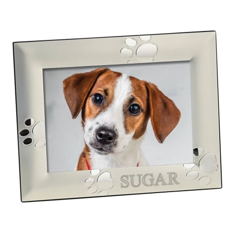 Custom Personalization Solutions Personalized Silver Dog Frame