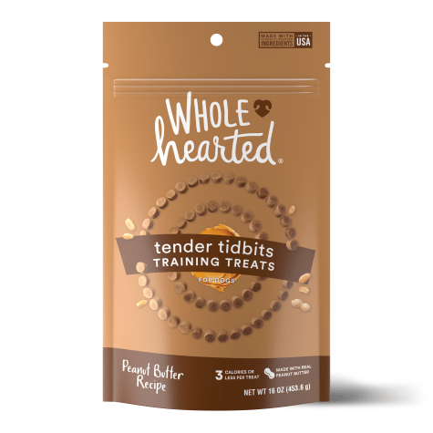 WholeHearted Grain-Free Tender Tidbits Peanut Butter Recipe Dog Training Treats