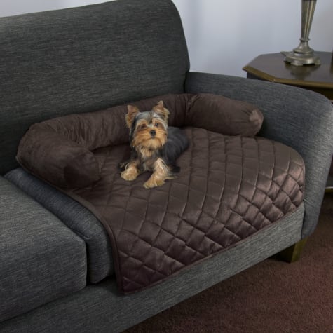 PETMAKER Furniture Protector Pet Cover with Bolster for Dogs