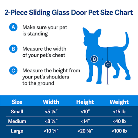 pet door for sliding glass door