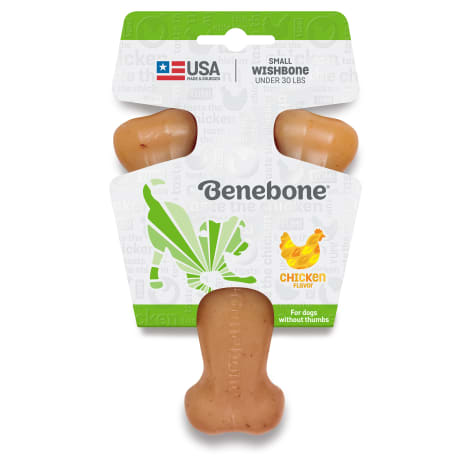 Benebone Chicken Flavored Wishbone Chew Toy For Dog