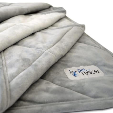 PetFusion Microplush Quilted Pet Gray Blanket