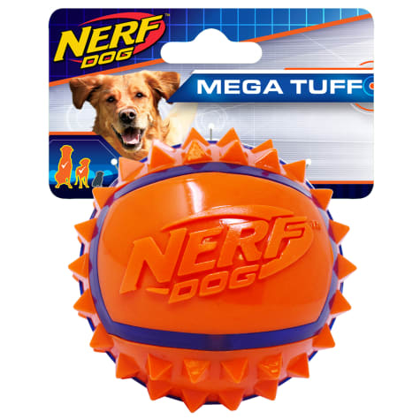 Nerf Two Tone TPR Spike Ball Dog Toy