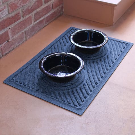 dog bowl mat