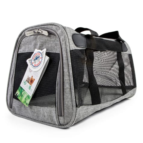 Sherpa Gray Element Travel Pet Carrier with Stay Clean Technology