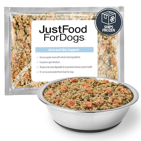 JustFoodForDogs Vet Support Diets Joint & Skin Frozen Dog Food, 72 oz ...