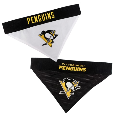 Pets First Pittsburgh Penguins Reversible Dog Bandana