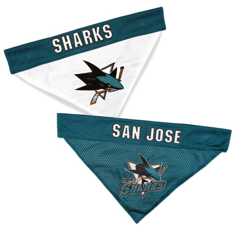 Pets First San Jose Sharks Reversible Dog Bandana