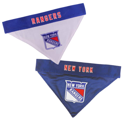 Pets First New York Rangers Reversible Dog Bandana